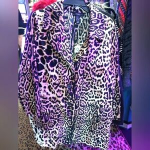 Chicos black label sz 2 Animal Print Blazer